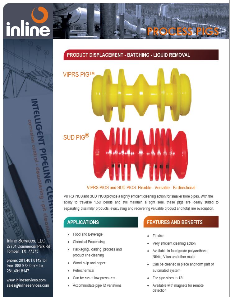 VIPRS Pig and SUD Pig Datasheet